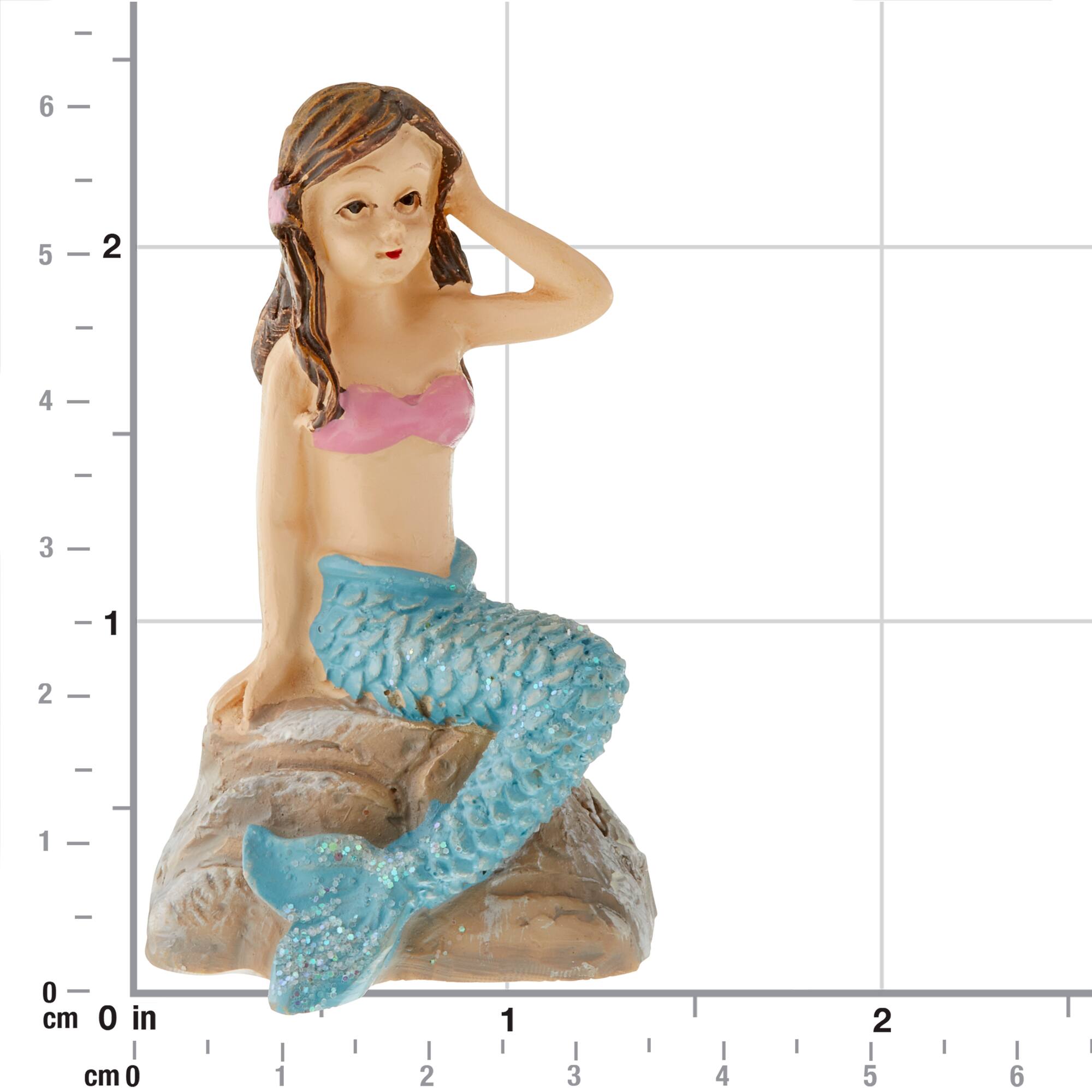 Miniature Mermaid on a Rock by Make Market®
